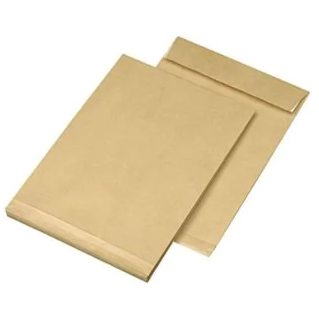 Photo Pochette kraft à soufflet de 20 mm - 250 x 353 mm - Marron MAIL MEDIA