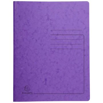 Photo Chemise imprimée à lamelles - Pour document A4 - Violet EXACOMPTA Image