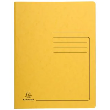Photo Chemise imprimée à lamelles - Pour document A4 - Jaune EXACOMPTA Image