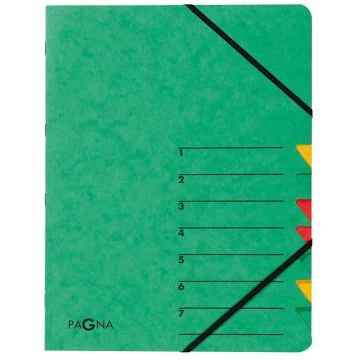 Photo 24061-03   Pagna : Trieur à élastiques 7 compartiments - Vert