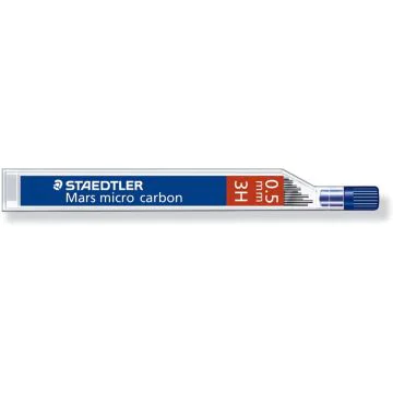 Photo STAEDTLER : Lot de 12 mines de rechange 0,5 mm - 3H - 250 05-3H