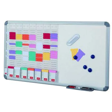 Photo Tableau et Planning hebdomadaire mural - 7 colonnes : NOBO 2951400