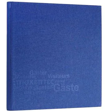 Photo PAGNA : Livre d'or Europe - Bleu - 245 x 245 mm 30903-07