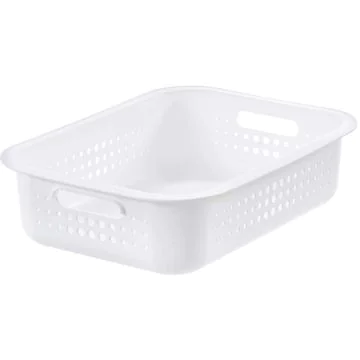 Photo Corbeille de rangement - 280 x 370 x 100 mm - Blanc SMARTSTORE Basket Recycled