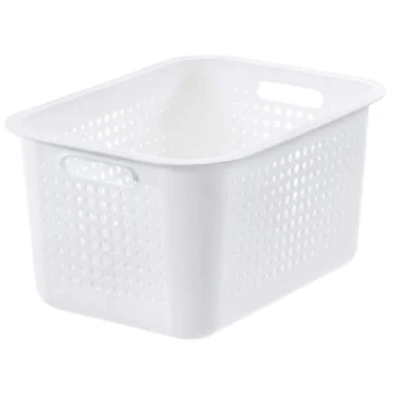 Photo Corbeille de rangement - 280 x 370 x 200 mm - Blanc SMARTSTORE Basket Recycled