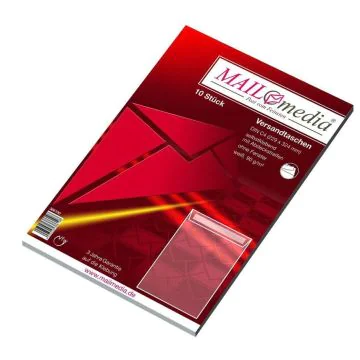 Photo Pochettes d'expédition auto-adhésives - 229 x 324 mm - Blanc : MAIL MEDIA Lot de 10 (38610/0)