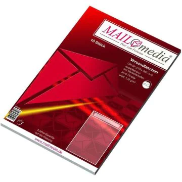 Photo Pochettes d'expédition auto-adhésives - 250 x 353 mm - Blanc : MAIL MEDIA Lot de 10 (39610/0)