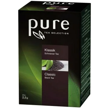Photo Thé Noir Nature PURE Lot de 25 sachets Boite