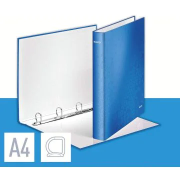 Photo Classeur à 4 anneaux de 25 mm - Dos 40 mm - Bleu LEITZ WOW