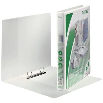 Photo Classeur personnalisable 2 anneaux - Dos de 38 mm - Blanc LEITZ