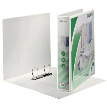 Photo Classeur personnalisable 2 anneaux - Dos de 63 mm - Blanc LEITZ