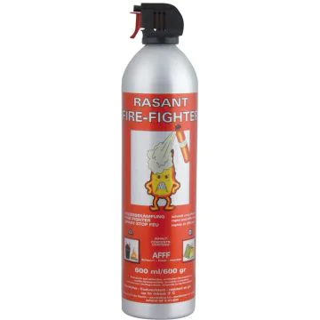 Photo Spray extincteur à mousse A3F - 600 ml - Rouge : UNITEC (46788)