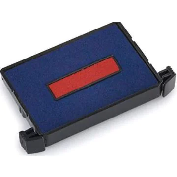 Photo TRODAT : Lot de 2 cassettes pour tampons 6/4750/2 - Bleu / Rouge