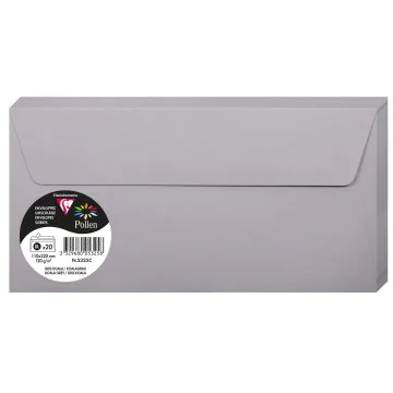 Photo Enveloppe POLLEN Gris koala  Format  110 x 220 mm 5325C