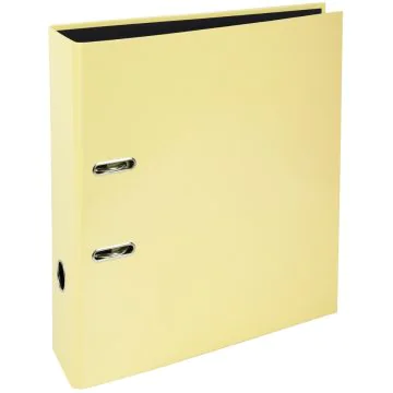 Photo Classeur à levier pour A4 - Dos de 80 mm - Jaune Citron EXACOMPTA Aquarel Image