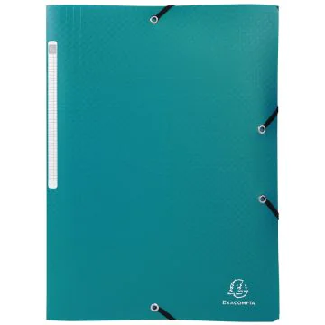 Photo Chemise à élastiques 3 rabats en PP - Vert EXACOMPTA Opak Image