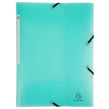 Photo Chemise A4 à élastiques en PP - Vert EXACOMPTA Chromaline Pastel