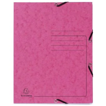 Photo Chemise imprimée à élastiques - 3 rabats - Rose EXACOMPTA