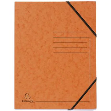 Photo Chemise imprimée à élastiques - Sans rabat - Orange EXACOMPTA Image