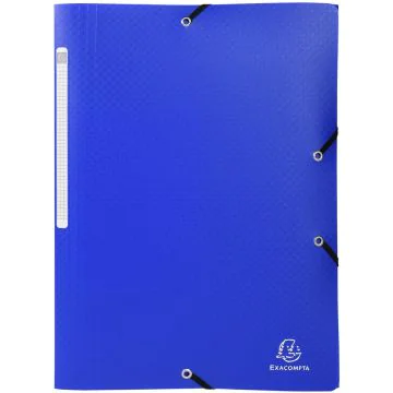 Photo Chemise à élastiques en PP - Bleu Foncé EXACOMPTA Image