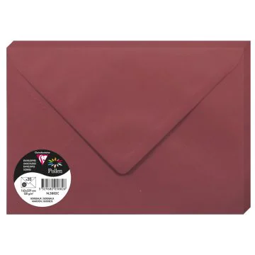 Photo Enveloppe POLLEN Bordeaux Format  162 x 229 mm 5882C