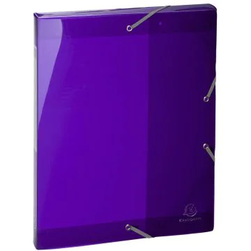 Photo Boîte de classement à élastiques - Dos 25 mm - Violet EXACOMPTA Iderama Image