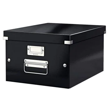 Photo Boite de rangement WOW - Format A4 - Noir LEITZ 6044-00-95 