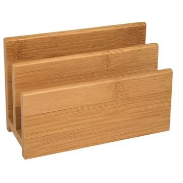 Photo Trieur à courrier en bambou - 2 compartiments : WEDO 61307