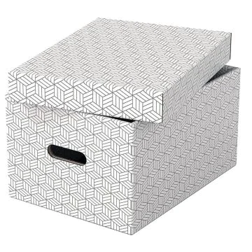 Photo Boite de rangement - 265 x 365 x 205 mm - Blanc ESSELTE Home M