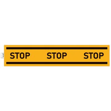 Photo Panneau adhésif - Obligation Stop - Jaune/Noir EXACOMPTA