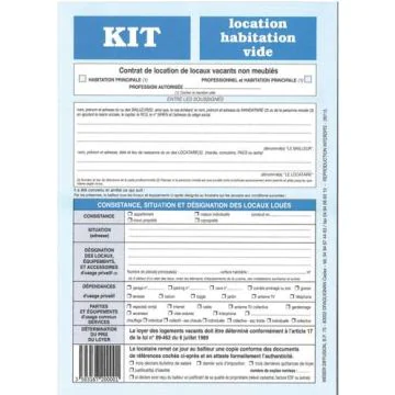 Formulaire Kit de Location Habitation - A4 - WEBER 720 Image