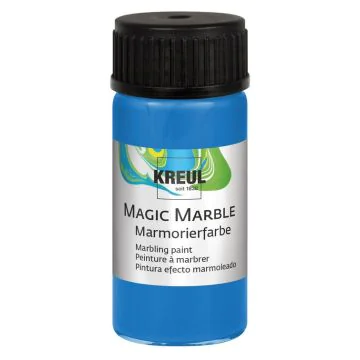 Photo KREUL : Peinture à marbrer Magic Marble - 20 ml - Flacon bleu 