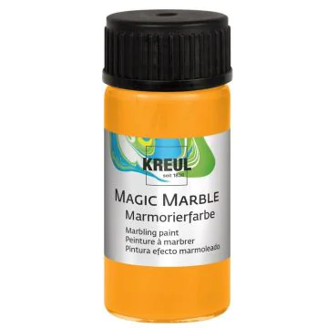 Photo Peinture à marbrer Magic Marble - 20 ml - Orange néon KREUL