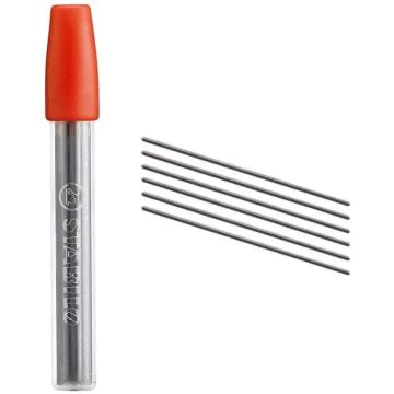 Photo STABILO : Lot de 6 mines de rechange 1,14 mm - HB - 7880/6-HB