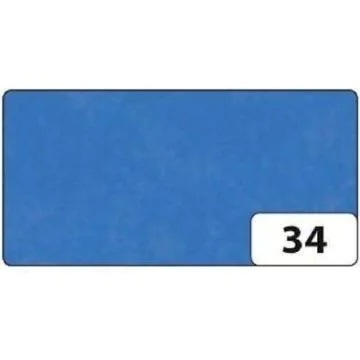 Papier transparent - Bleu Foncé - 700 mm x 1 m : FOLIA Image