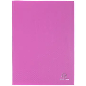 Photo Protège-documents de 80 vues - Rose EXACOMPTA Opaque Image
