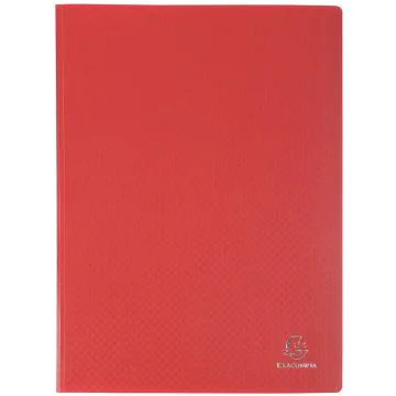 Photo Protège-documents de 80 vues - Rouge EXACOMPTA Opaque Image