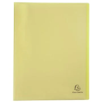 Photo Protège-Documents de 80 Vues - Jaune EXACOMPTA Chromaline Pastel