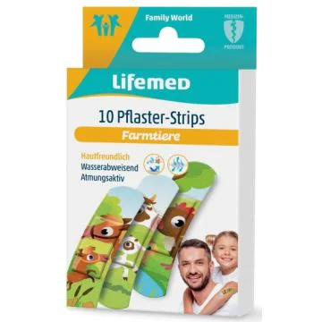 Photo Pansements pour enfants - 60 x 17 mm - Animaux LIFEMED