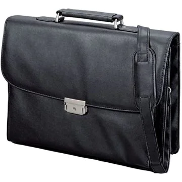 Photo ALASSIO : Porte-documents en simili-cuir - Noir CANTANA 92434