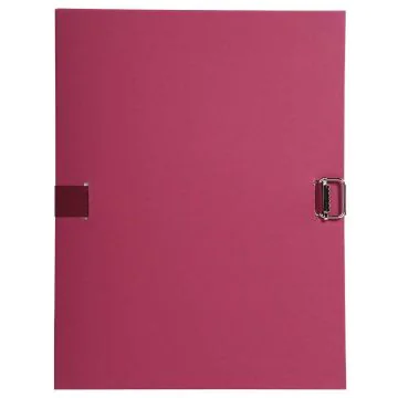 Photo EXACOMPTA 724E : Chemises toilées à sangle - Bordeaux