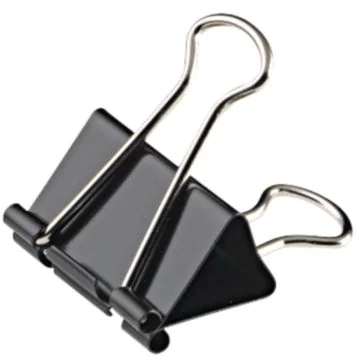 Photo Pince double clip - Largeur 41 mm - Noir WONDAY