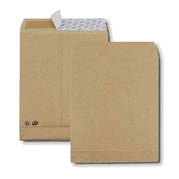 Photo Pochettes kraft à soufflet 30 mm - 250 x 353 mm : GPV 4941 Lot de 250 