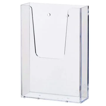 Photo Présentoir mural 1/3 A4 - Compartiment vertical DL - Transparent : HELIT H2350002 