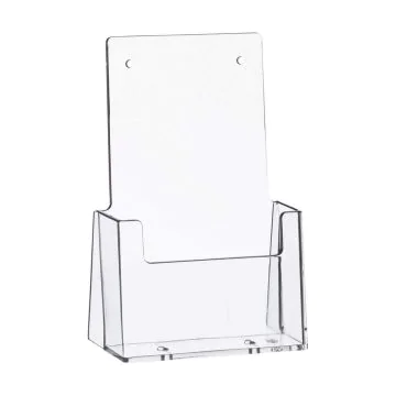 Photo Présentoir de table - 1 compartiment 1/3 de format A4 - Transparent : HELIT H2351002