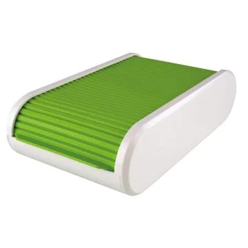 Photo Boite pour 300 cartes de visite Linear - Blanc/Vert : HELIT H6218050