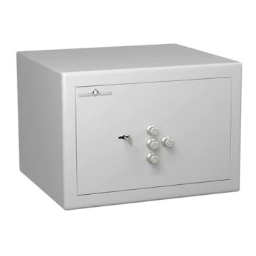 Photo HARTMANN MB30 Coffre-fort de sécurité anti-feu - Serrure à clé et à tubes compteurs - 24 Litres