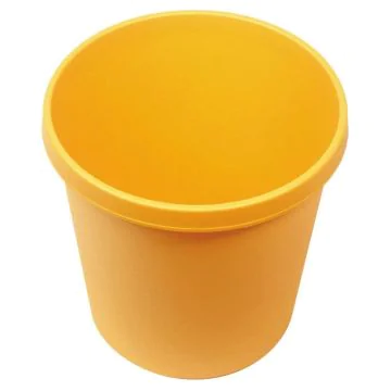 Photo Corbeille à papier 30 litres - Jaune : HELIT H6106118