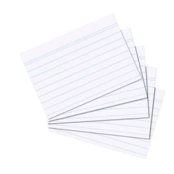 Photo Lot de 100 fiches Bristol lignées - 74 x 105 mm - Blanc : HERLITZ 1150705 