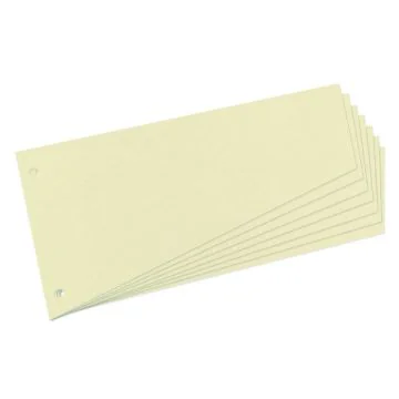 Photo Intercalaires trapèze en carton - 230 x 120 mm - Chamois : HERLITZ Lot de 100 10838464 
